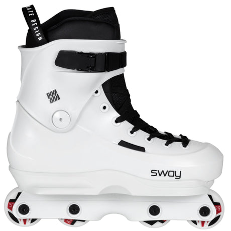 SKA710173 USD Sway Team IV White UFS Aggressive Inlineskates Aggressive Skates Stunt Skates Park Skates Aggro Trick Skating Skatepark Inline Skating Rollerblading Freizeitskates Freizeit Skating Inlinerfahren Inliner laufen Skating Rollerblades Inline Skateschule und Skateshop SkaMiDan Weil am Rhein Deutschland Germany