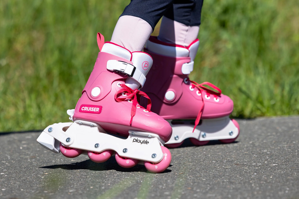 SKA880354 PLAYLIFE Cruiser Pink adj. | Rosa | Kinder Inlineskates | Größenverstellbar | Größenverstellbar für Kinder Inlineskates Kinder Inliner Kids Skates Rollerblades Inlineskates für Kinder Junior Skates Verstellbare Skates Größenverstlelbare Inlineskates für Kinder Kinder Inliner Kids Inliner Kids Rollerblades Urban Inline Skating Urban Inline Skating Freeskates City Skates Fitness Inliner Sport Skates Sport Inliner Rollerblades Rollerblading Lörrach Freiburg Basel Inliner Skateschule und Skateshop Wei