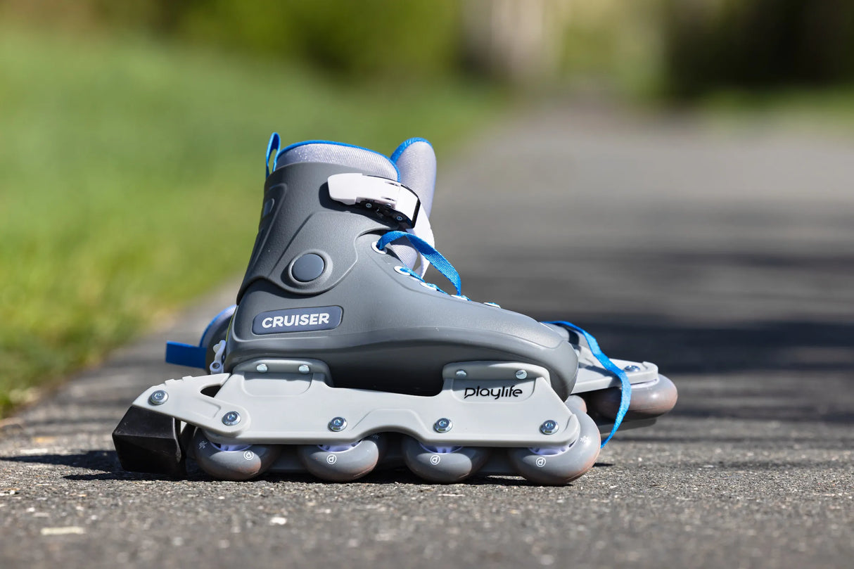 SKA880355 PLAYLIFE Cruiser Grey adj. | Grau | Kinder Inlineskates | Größenverstellbar | Größenverstellbar für Kinder Inlineskates Kinder Inliner Kids Skates Rollerblades Inlineskates für Kinder Junior Skates Verstellbare Skates Größenverstlelbare Inlineskates für Kinder Kinder Inliner Kids Inliner Kids Rollerblades Urban Inline Skating Urban Inline Skating Freeskates City Skates Fitness Inliner Sport Skates Sport Inliner Rollerblades Rollerblading Lörrach Freiburg Basel Inliner Skateschule und Skateshop Wei