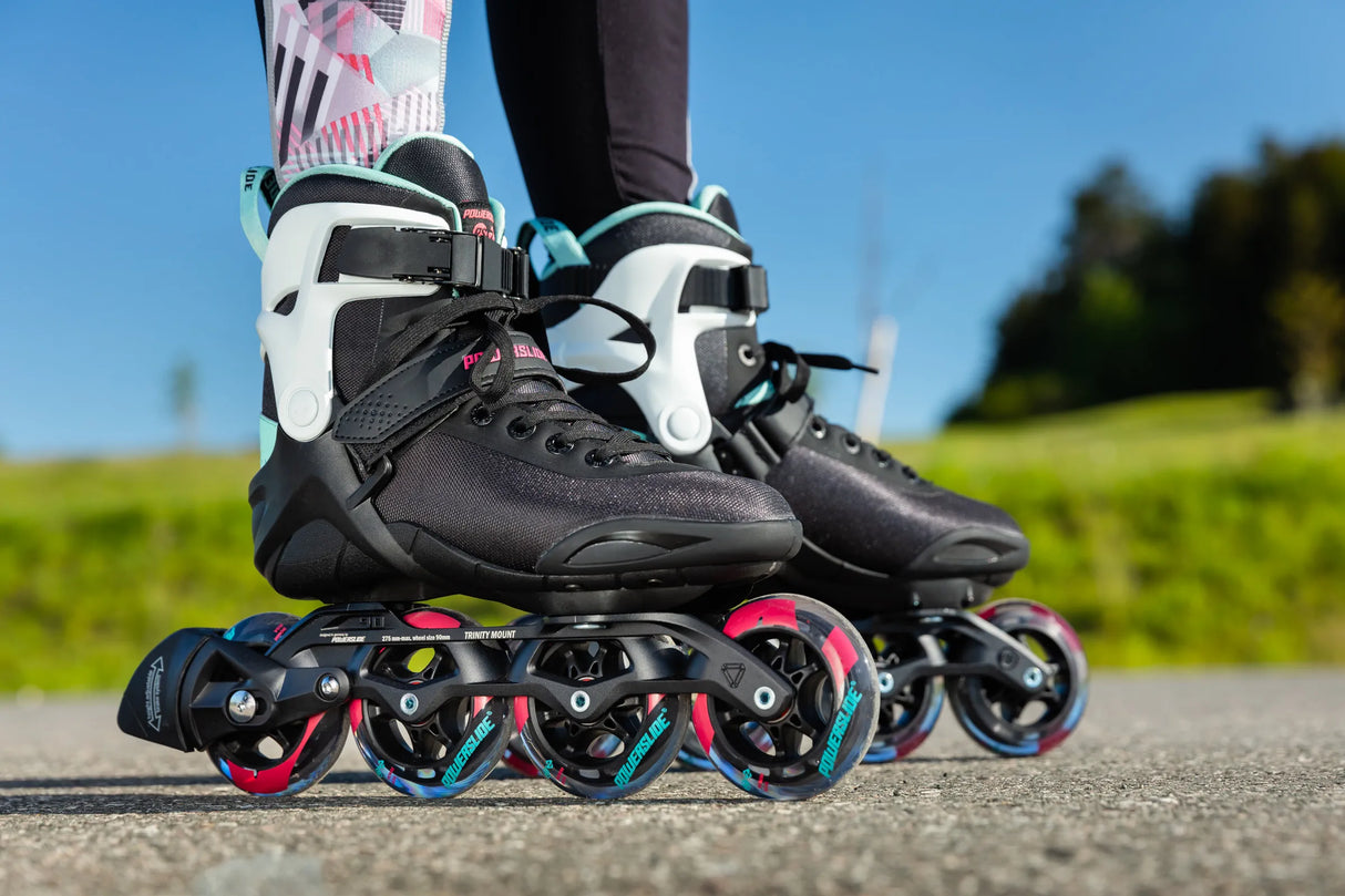 SKA902011 POWERSLIDE Phuzion Radon 90 Teal Fitness Inlineskates Fitness Inline Skating Inlineskates Inline Skating Rollerblading Inline Inliner Skates Inlineskates Rollerblades Blades Freizeitskates Casual Skates Skatelife Skateshop und Skateschule Weil am Rhein SkaMiDan