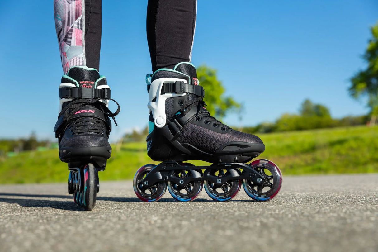 SKA902011 POWERSLIDE Phuzion Radon 90 Teal Fitness Inlineskates Fitness Inline Skating Inlineskates Inline Skating Rollerblading Inline Inliner Skates Inlineskates Rollerblades Blades Freizeitskates Casual Skates Skatelife Skateshop und Skateschule Weil am Rhein SkaMiDan