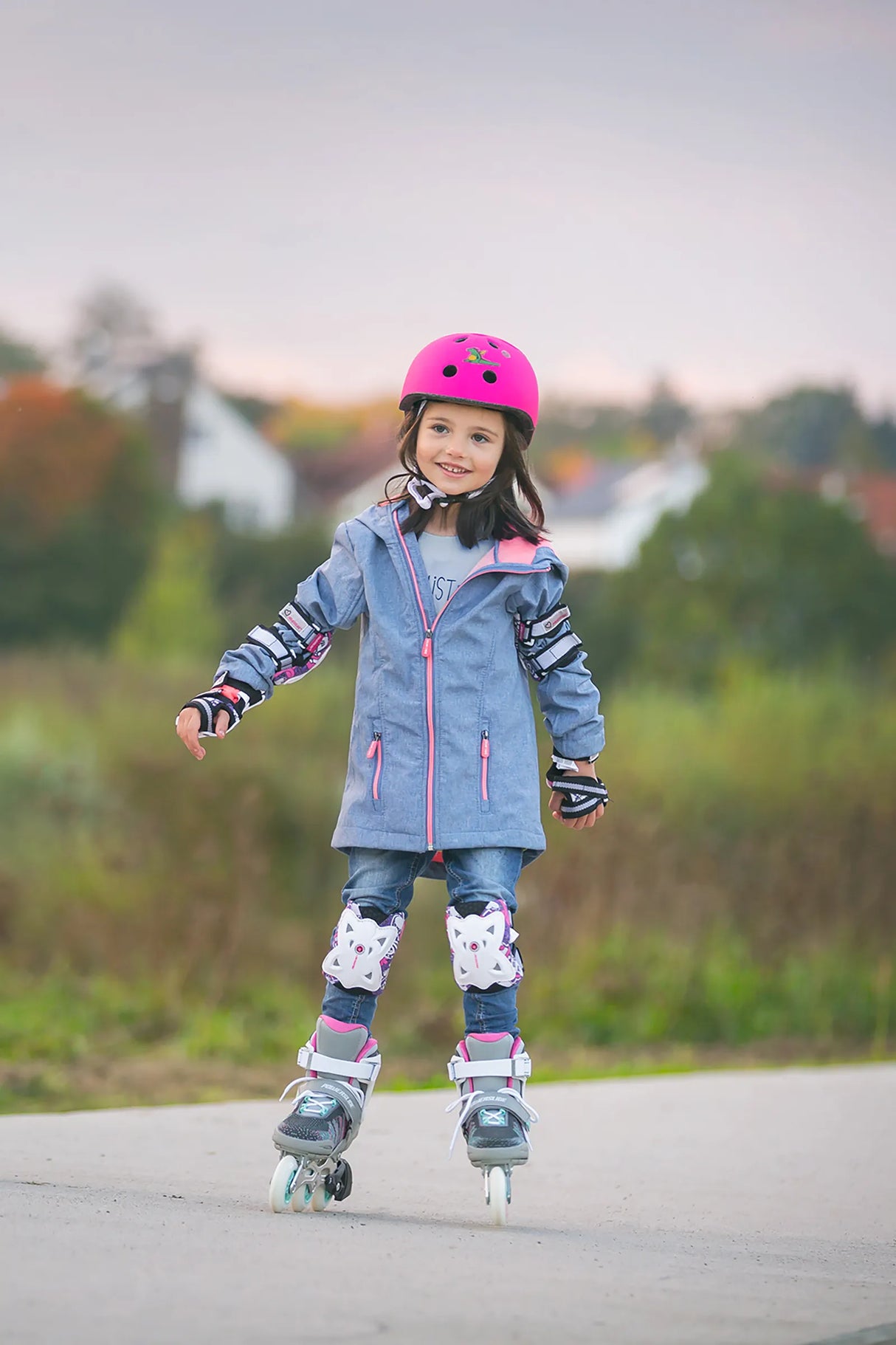 SKA906024 POWERSLIDE Allround Adventure Pink Kinder Skatehelm SkaMiDan