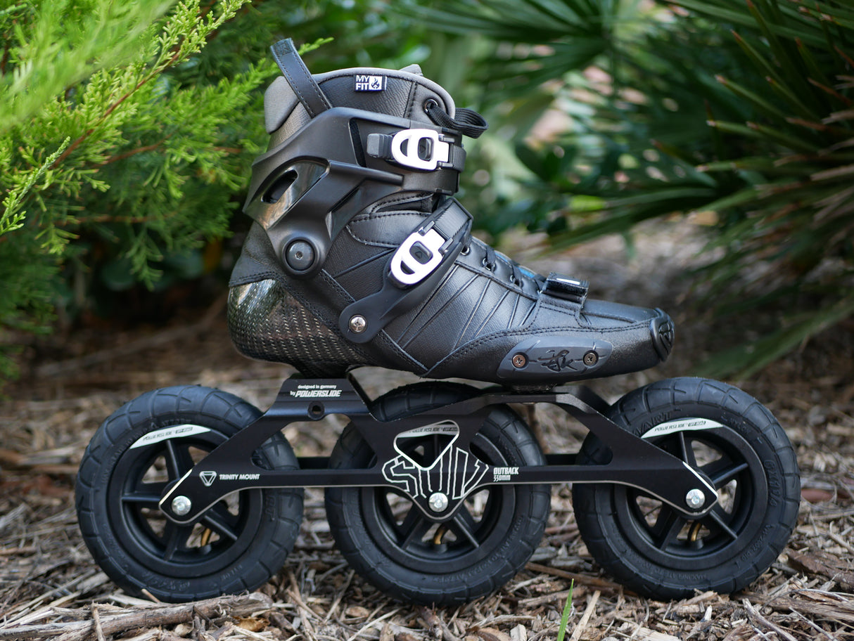 SKA908242 POWERSLIDE Trinity Outback SUV Offroad Frames 3x150 328mm | Trinity X | Offroad Inlineskates Trinity X Offroad Inline Skating Off-road inline skates offroad inliner SUV skates SUV Rollerblades SUV Inlnineskates SUV Air Wheels Air Rims Air Tire Off-Road Skating SUV Skating Off road inline skating off road blading Urban Inlineskate Fitness Inlineskates Inlineskates Sport Inline Skates Rollerblades Urban Inline Skating Urban Inline Skating Freeskates Trainng Skates Strecken Skates Trinity Skates Eins