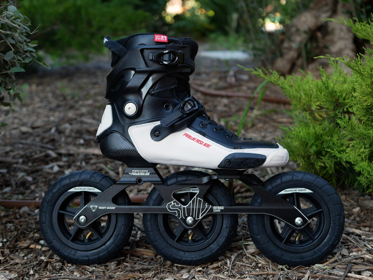 SKA908242 POWERSLIDE Trinity Outback SUV Offroad Frames 3x150 328mm | Trinity X | Offroad Inlineskates Trinity X Offroad Inline Skating Off-road inline skates offroad inliner SUV skates SUV Rollerblades SUV Inlnineskates SUV Air Wheels Air Rims Air Tire Off-Road Skating SUV Skating Off road inline skating off road blading Urban Inlineskate Fitness Inlineskates Inlineskates Sport Inline Skates Rollerblades Urban Inline Skating Urban Inline Skating Freeskates Trainng Skates Strecken Skates Trinity Skates Eins