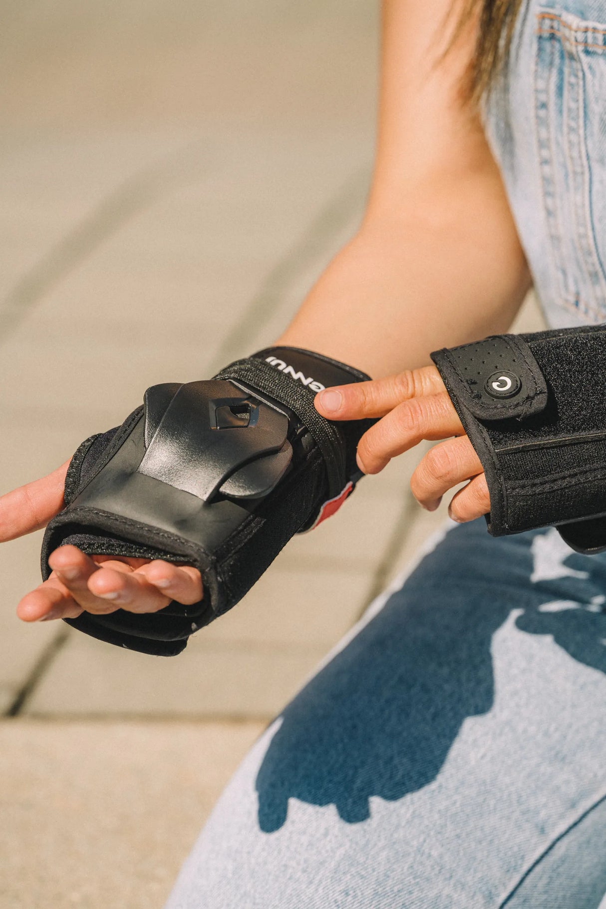 SKA920074 ENNUI ST Wrist Brace Handgelenkschoner Handschützer Handgelenkschützer Handschoner Schoner Schützer Schutzausrüstung Protection Skate Park Skatepark Inline Skateschule und Skateshop SkaMiDan Weil am Rhein