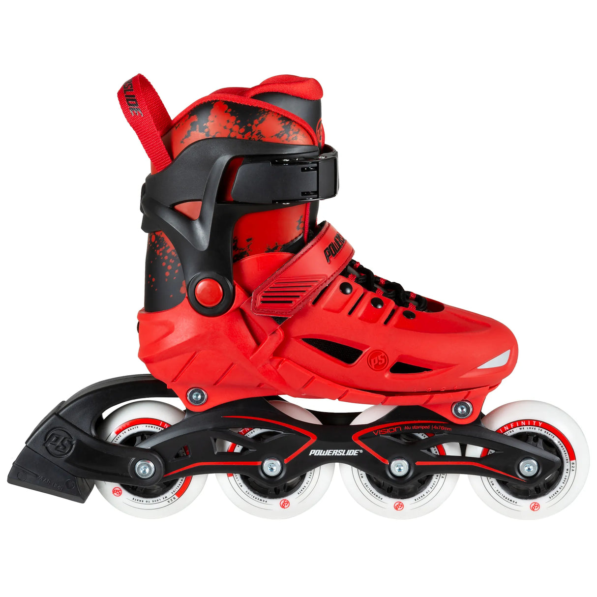 SKA940640 POWERSLIDE Phuzion Universe Red 4W Kids Inlineskates (größenverstellbar) Inliner Skateschule und Skateshop Weil am Rhein SkaMiDan