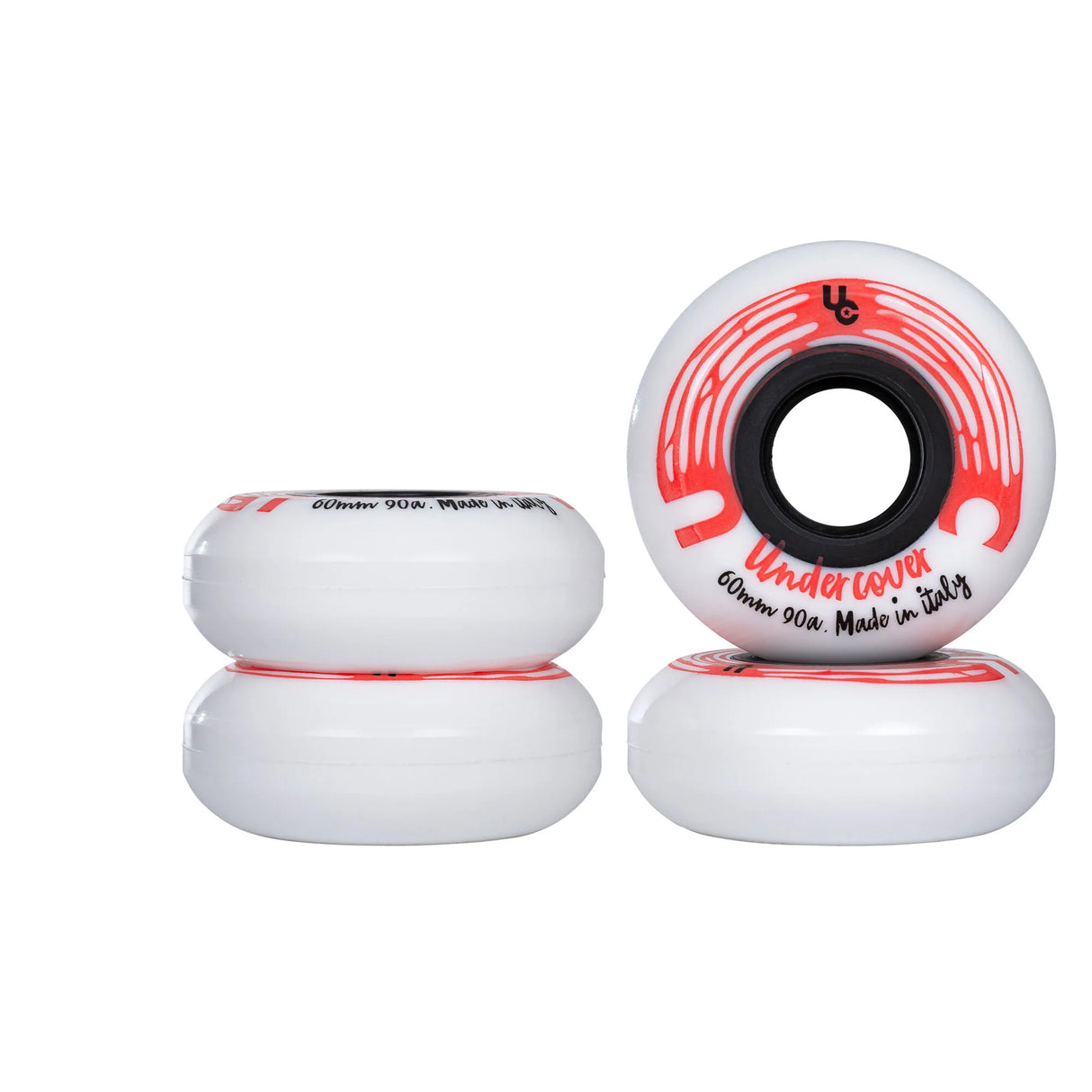 SKA406279 UNDERCOVER IT Wheels Rollen White Red 60mm 90A 2022 Aggressive Inline Rollen Produziert in Europa Italien Urban Inline Rollen Edition Urban Inline Rollen Aggressive Inline Rollen Urban Inline Rollen Fitness Inline Rollen für Inliner Stuntrollen Rollerblades Rollerblading Aggressive Inline Skating Aggressive Inline Skating Rollerblading Blading Inline Skating Inliner Skateschule und Skateshop Weil am Rhein SkaMiDan Lörrach Freiburg Basel Deutschland Germany