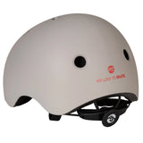 SKA903325 POWERSLIDE Urban Sustained Grey | Beige + Grau | Größenverstellbar | Kinder + Erwachsene | Stunt Skatehelm