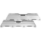 KIZER Edge NT Silver Flat Frames | 4x 80/84/90mm | UFS | Big Wheel Blading Rahmen