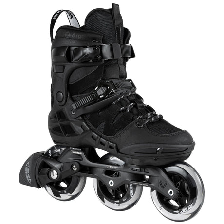 SKA940667 POWERSLIDE Phuzion Argon Black 100 | Trinity X | Fitness Inlineskates Fitness Inline Skating Rollerblading Freizeitskates Freizeit Skating Inlinerfahren Inliner laufen Skating Rollerblades Inline Skateschule und Skateshop SkaMiDan Weil am Rhein Deutschland Germany