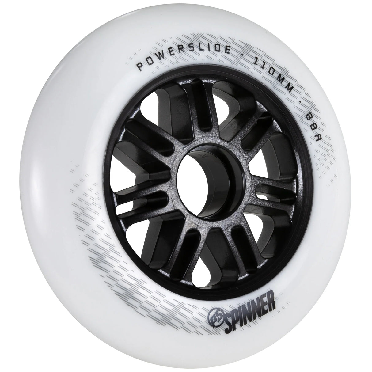 SKA905320 POWERSLIDE Spinner Wheels 110mm 85A White Inliner Skateschule und Skateshop Weil am Rhein SkaMiDan