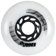 SKA905325 POWERSLIDE Spinner Wheels 80mm 88A White 4-Pack Inline Skating Freestyle Slalom Skating Inliner Skateschule und Skateshop Weil am Rhein SkaMiDan