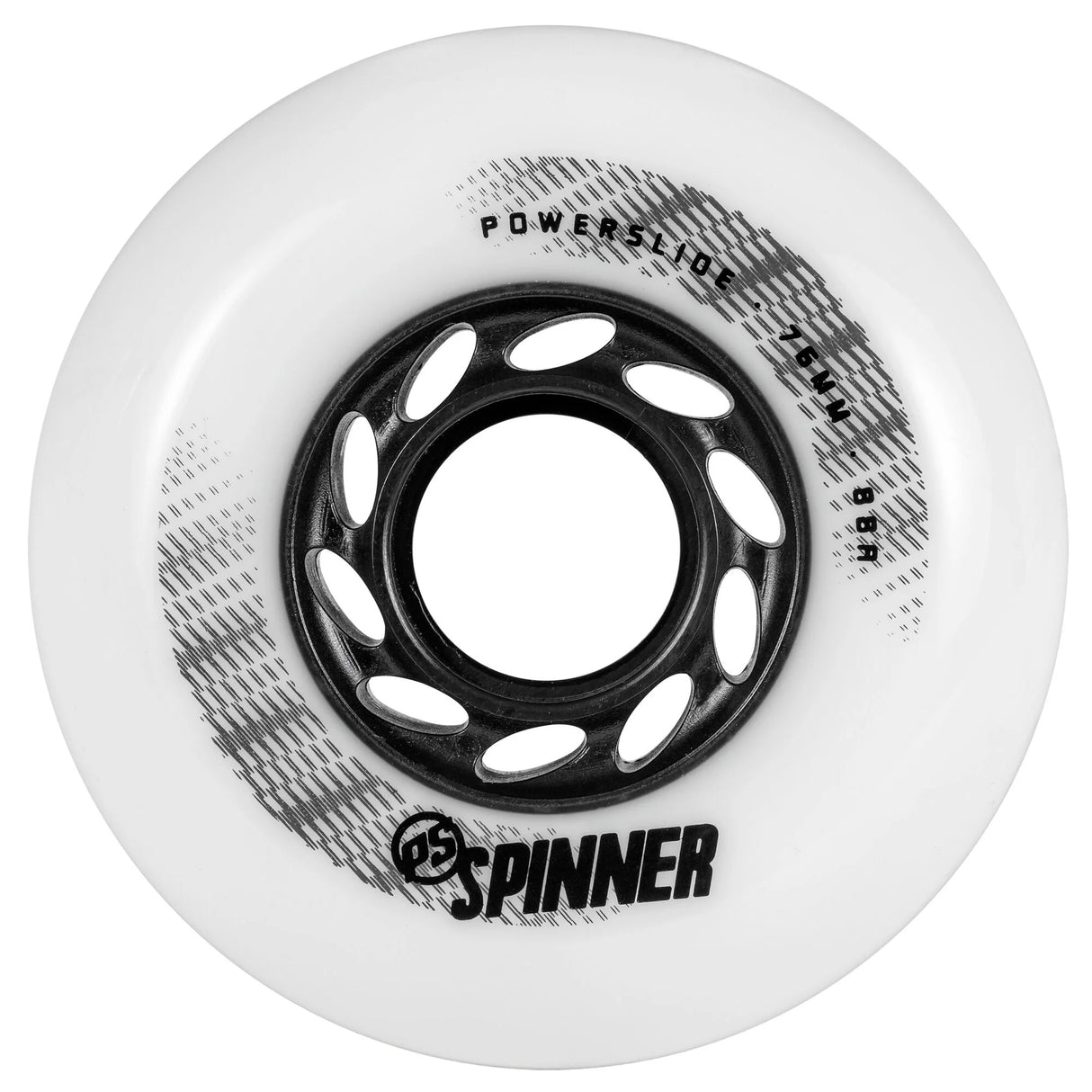 SKA905326 POWERSLIDE Spinner Wheels 76mm 88A White 4-Pack Inline Skating Rollerblading Aggressive Inline Urban Skating Free Skating Inliner Skateshop und Skateschule Weil am Rhein SkaMiDan