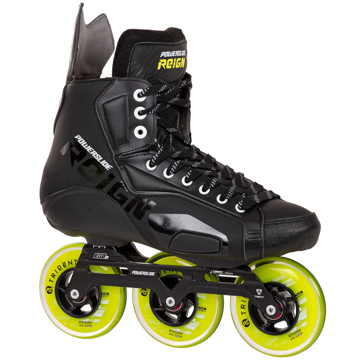 SKA120026 POWERSLIDE REIGN Triton 100 Hockey Inline Skates | Trinity X | Hockey Skates | Schwarz | Hartschalen Schlittschuhe Freestyle Schlittschuhe Erwachsene Eiskunstlauf Klassisch Schlittschuhe Schlittschuhe für Kinder Kinder Erwachsene Größenverstellbar Größenverstellbare Schlittschuhe Größenverstellbare Schlittschuhe für Kinder Schlittschuhkufen Kufen für Inlineskates Schlittschuhkufen für Skates Rollerblades rollerblading convertible ice blades transformer ice blades inline skating inlineksates inline