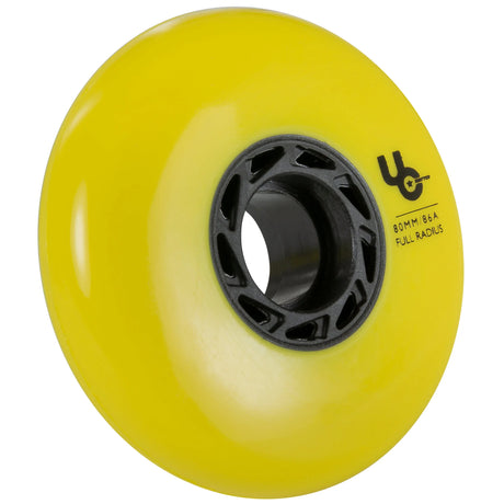 SKA406186 UNDERCOVER Blank Team Wheels 80mm 86A Yellow Inliner Skateschule und Skateshop Weil am Rhein SkaMiDan