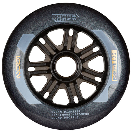 SKA30325 IQON Access 125 Dark Grey Wheels | 125mm 85A | Dunkelgrau | 3-Pack | Urban Inline Rollen Urban & Freestyle Inline Rollen Aggressive Inline Rollen | 4-Pack | Aggressive Inline Rollen Aggressive Inline Rollen Inline Rollen Urban Inline Rollen Edition Urban Inline Rollen Aggressive Inline Rollen Urban Inline Rollen Fitness Inline Rollen für Inliner Stuntrollen Rollerblades Rollerblading Aggressive Inline Skating Aggressive Inline Skating Rollerblading Blading Inline Skating Inliner Skateschule und Ska