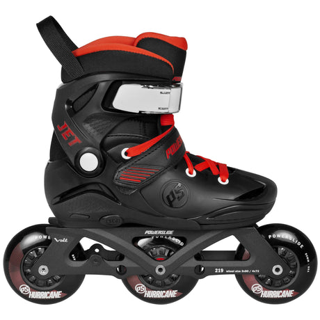 SKA940637 POWERSLIDE Jet Pro Black Kids Inlineskates (größenverstellbar) Inliner Skateschule und Skateshop Weil am Rhein SkaMiDan