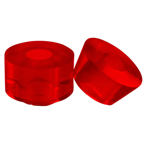 SKA610020 CHAYA Jelly Interlock Cushions 85A| 15mm Barrels 12mm Cones Red | Set für vier Achsen | Lenkgummis für Chaya Shari und Zena Plates Roller Skates Skatepark Rollschuhe Chaya Quad Skates Aggressive Quad Skates Rollschuhe Stunt Rollschuhe Rollkunstlauf Rollschuhe Rollerskates Schwarze Rollschuhe Lifestyle Rollschuhe Roller Skating Quad Skating Skateschule und Skateshop Weil am Rhein SkaMiDan Lörrach Freiburg Basel Deutschland Germany