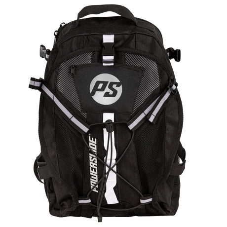 SKA907044 POWERSLIDE Fitness Backpack Schwarz Skaterucksack Skatetasche Rucksack für Inlineskates Rollerblades Fitness Skates Slalom Skates rollerblades rollerblading inline skating Lörrach Freiburg Basel Inliner Skateschule und Skateshop Weil am Rhein SkaMiDan