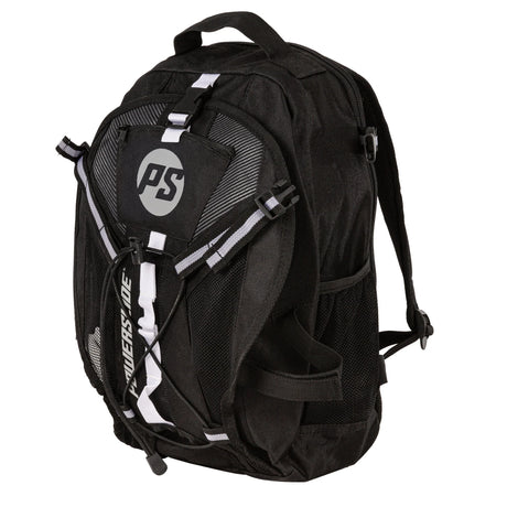 SKA907044 POWERSLIDE Fitness Backpack Schwarz Skaterucksack Skatetasche Rucksack für Inlineskates Rollerblades Fitness Skates Slalom Skates rollerblades rollerblading inline skating Lörrach Freiburg Basel Inliner Skateschule und Skateshop Weil am Rhein SkaMiDan