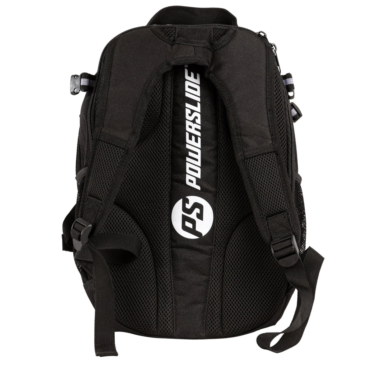 SKA907044 POWERSLIDE Fitness Backpack Schwarz Skaterucksack Skatetasche Rucksack für Inlineskates Rollerblades Fitness Skates Slalom Skates rollerblades rollerblading inline skating Lörrach Freiburg Basel Inliner Skateschule und Skateshop Weil am Rhein SkaMiDan