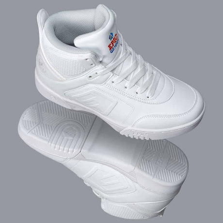 EPIC Clean White Grindshoes | Mid-Cut Sneaker | Full White | Grindshoes