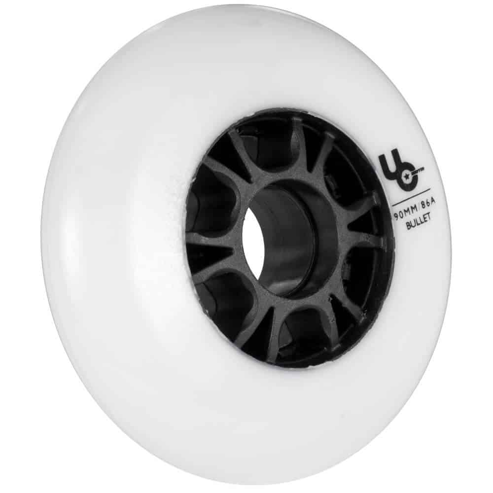 UNDERCOVER Blank Team Wheels 90mm 86A | White | Urban inline wheels