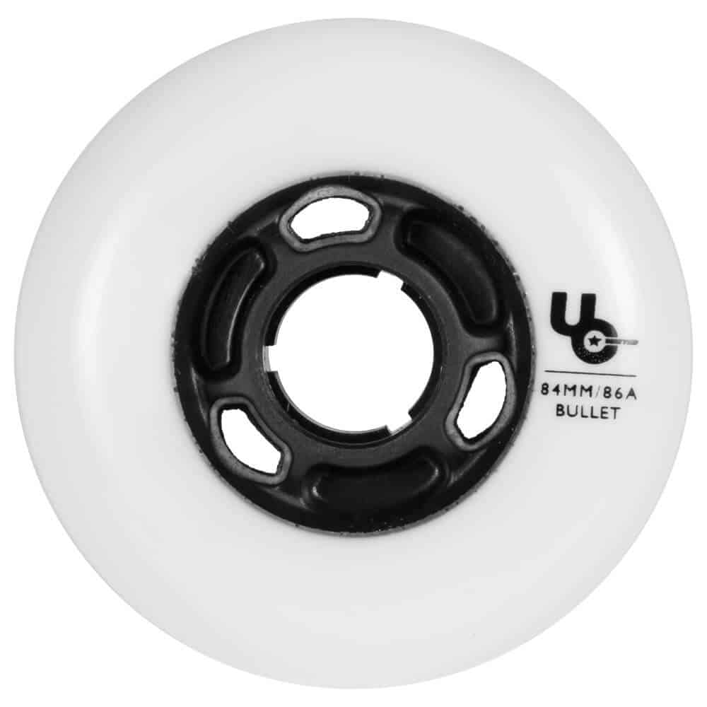 UNDERCOVER Blank Team Wheels 84mm 86A | White | Urban inline wheels