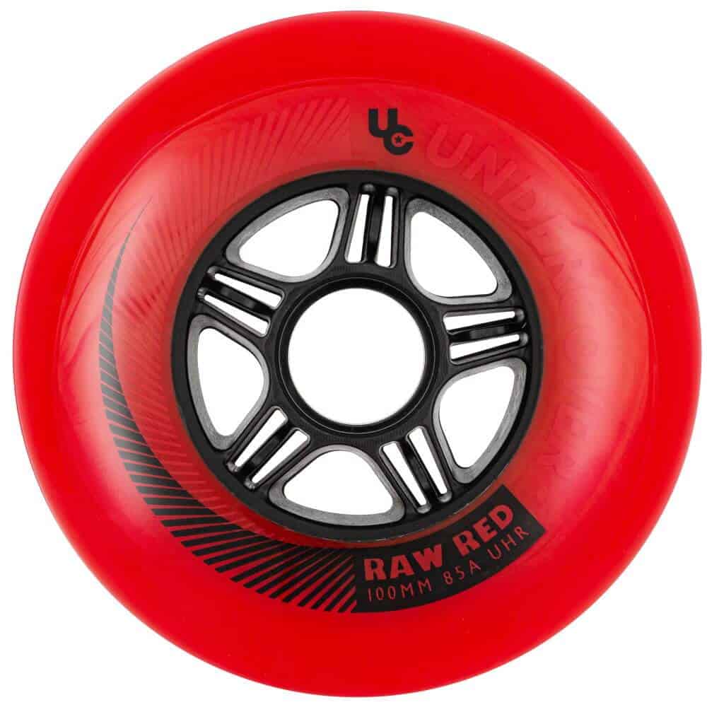 UNDERCOVER Raw 100mm 85A Red Wheels | Urban Inline Wheels