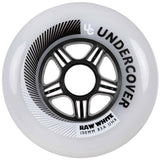 UNDERCOVER Raw 100mm 85A White Wheels | Urban Inline Rollen