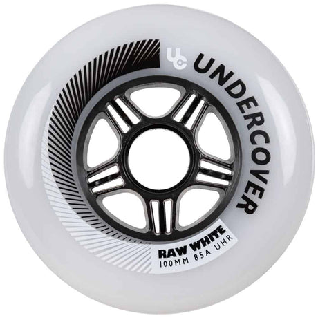 UNDERCOVER Raw 100mm 85A White Wheels | Urban Inline Wheels