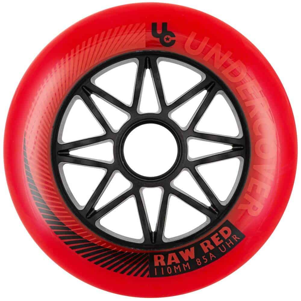 UNDERCOVER Raw 110mm 85A Red Wheels | Urban Inline Wheels