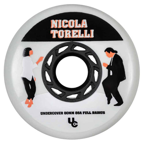 SKA406405 UNDERCOVER Nicola Torelli Movie Wheels | 80mm 86A | Weiß | 4-Pack | Urban Inline Rollen