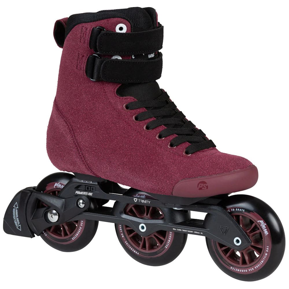 POWERSLIDE Pheme Wine 100 | Red | Trinity X | Fitness Inline Skates