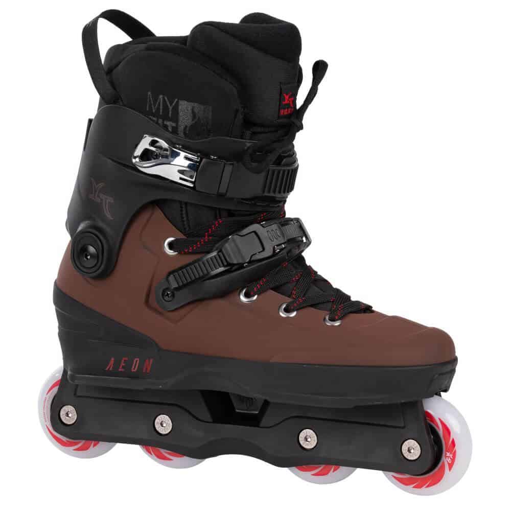 USD Aeon 72 Takeshi Pro 68 | Black Wine Red | Aggressive Inline Skates | Unibody