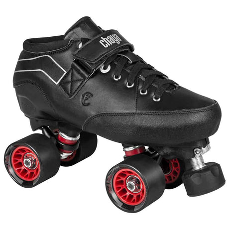 CHAYA Jade Derby Roller Skates | Black | Standard Mounting DCM | Roller Derby Rollschuhe