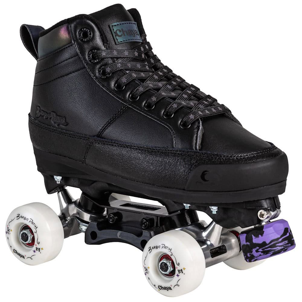 CHAYA Kismet Barbiepatin Black Park Roller Skates | DCM & Standard Mounting | Skate Park Quad Skates