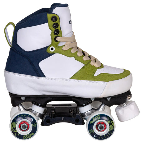 SKA810816 CHAYA Nomade Park Roller Skates | Green & Blue | Skatepark | Park Rollschuhe Skates Plates Roller Skates Skatepark Rollschuhe Chaya Quad Skates Aggressive Quad Skates Rollschuhe Stunt Rollschuhe Rollkunstlauf Rollschuhe Rollerskates Schwarze Rollschuhe Lifestyle Rollschuhe Roller Skating Quad Skating Skateschule und Skateshop Weil am Rhein SkaMiDan Lörrach Freiburg Basel Deutschland Germany