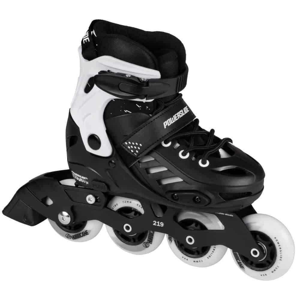 POWERSLIDE One Khaan Junior SQD Black | Kinder Inlineskates | Größenverstellbar