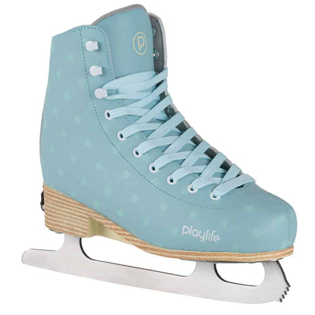 PLAYLIFE Blue Sky Kids Ice Skates | Sky Blue | Size adjustable kids ice skates