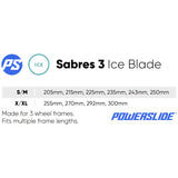 SKA902293 POWERSLIDE Sabres 3 Convertible Ice Blades 3 Black | Schwarz | Schlittschuhkufen für Inlineskates Inliner Schlittschuhkufen Eiskufen für Inlineskates Eiskufen Inliner Eiskufen Rollerblades Eislaufen Schlittschuhkufen Inliner Schlittschuhkufen Iceblades rollerblades ice blades inline skates Inlinskates Triskates Dreiroller Kufen für Inlineskates Schlittschuhkufen für Skates Rollerblades rollerblading convertible ice blades transformer ice blades inline skating inlineksates inline skating ice skatin