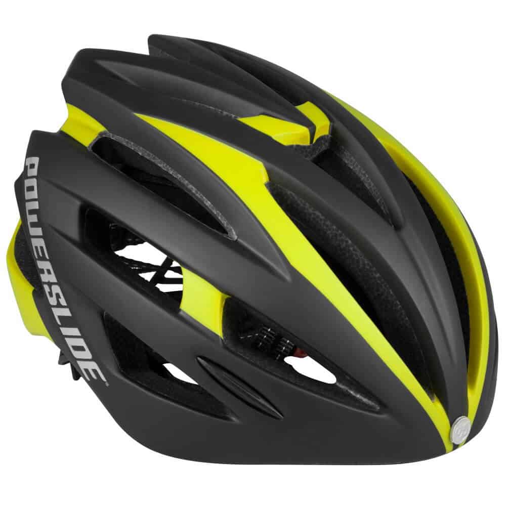 POWERSLIDE Race Attack Skatehelm Black Yellow | Fitness und Speed Skatehelm