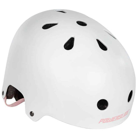 POWERSLIDE Urban White Pink Skatehelm XXII | Stunt Skatehelm | Größenverstellbar