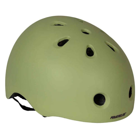 POWERSLIDE Urban Cool Matcha | Green | Size Adjustable | Kids + Adults | Stunt Skate Helmet