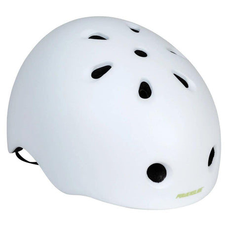 POWERSLIDE Urban White Matcha | White + Green | Size Adjustable | Kids + Adults | Stunt Skate Helmet