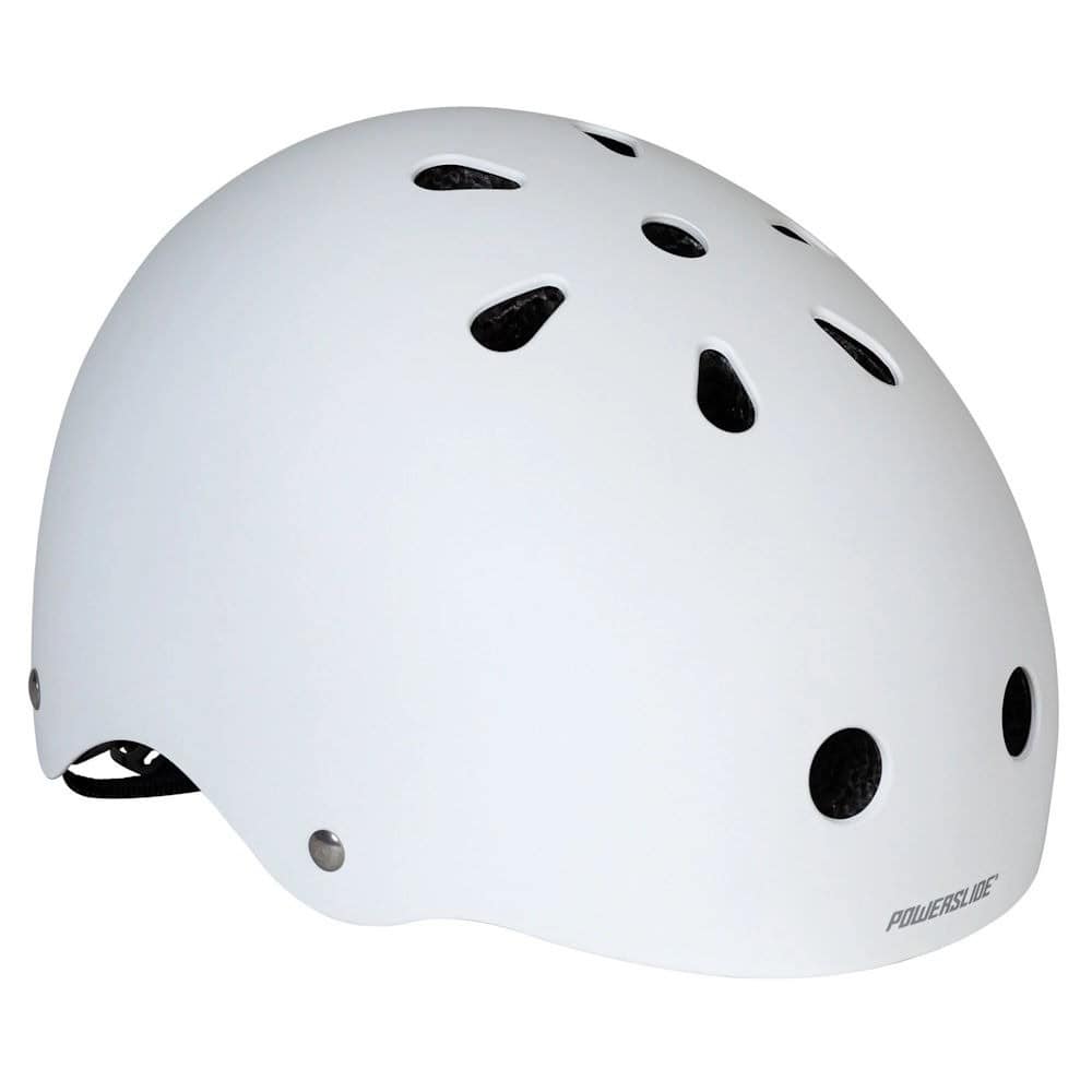 POWERSLIDE Allround Adventure Basic White | White | Adjustable size | Children + Adults | Stunt Skate Helmet