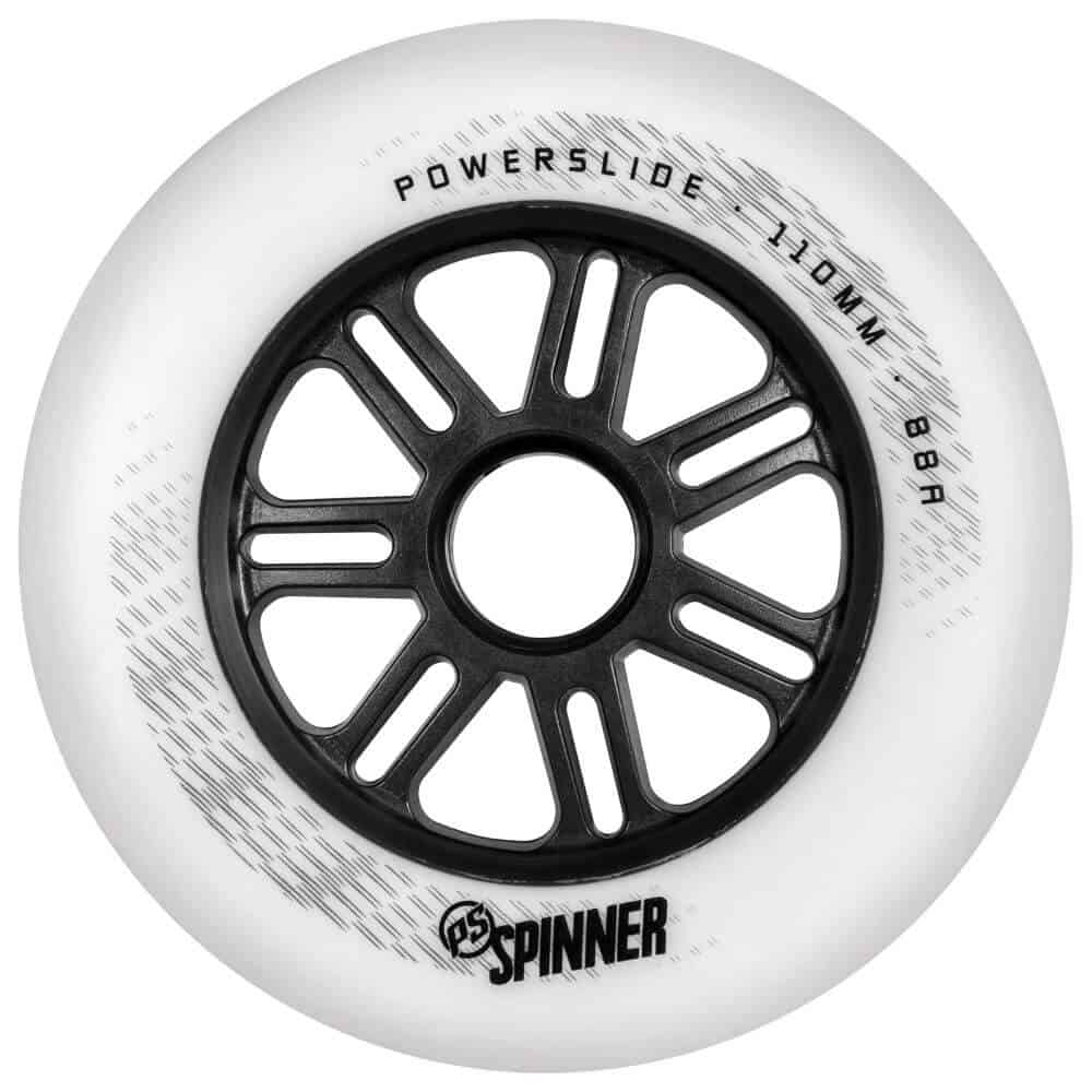 POWERSLIDE Spinner Wheels 110mm 88A White | Urban Inline Wheels