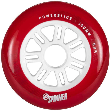 POWERSLIDE Spinner Wheels 100mm 88A Red | Urban Inline Wheels