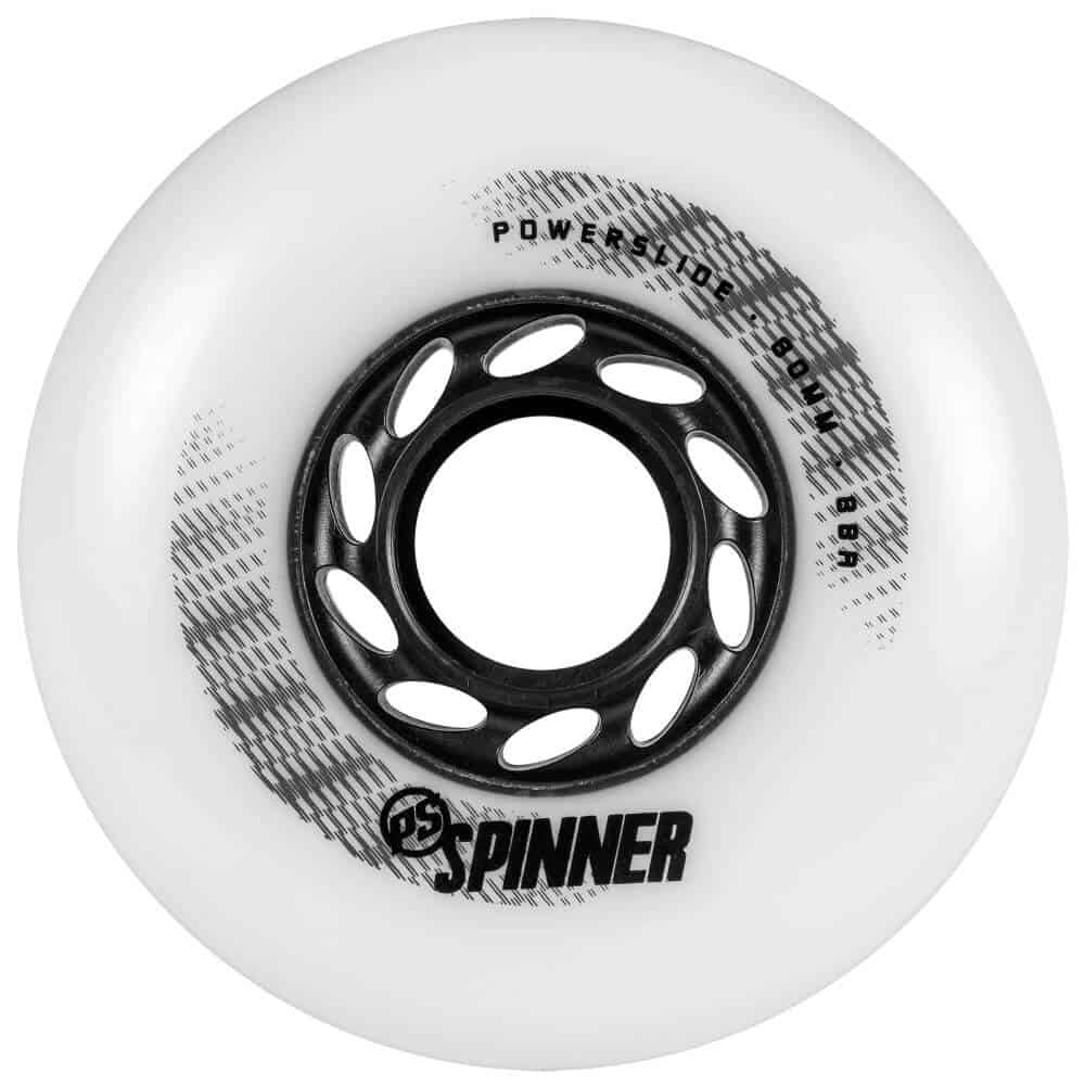 POWERSLIDE Spinner Wheels 80mm 88A White | Urban Inline Wheels