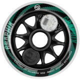 POWERSLIDE Graphix LED Wheels White 100mm 86A | Leuchtrollen | 1-Stück